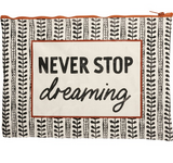 Never Stop Dreaming Zipper Folder