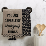 You Are Capable Of Amazing Things Towel Set