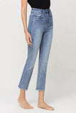Shirley Super High Rise Slim Straight Vervet Jeans