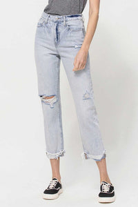Beverley Super High Rise Relaxed Straight Jeans