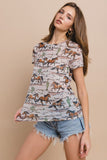 Wild Horses Top