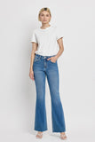 Becky High Rise Relaxed Flare Lovervet Jeans