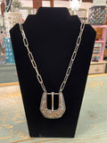 Belt Buckle Necklace
