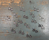 Initial Tag Earrings