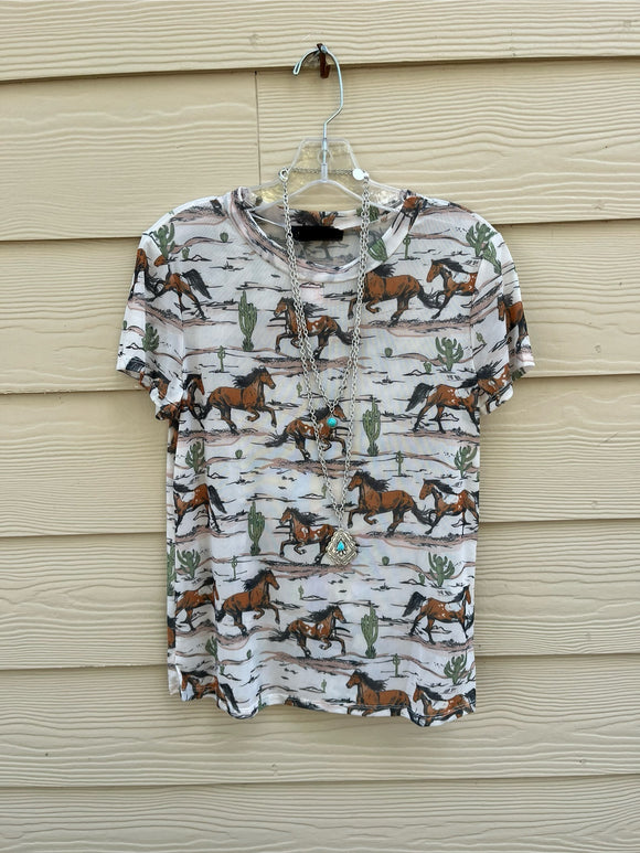 Wild Horses Top