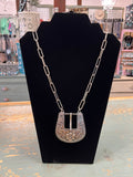 Belt Buckle Necklace