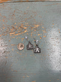 Initial Tag Earrings