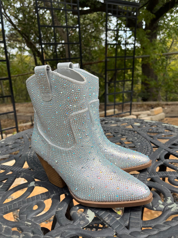 River Silver Booties